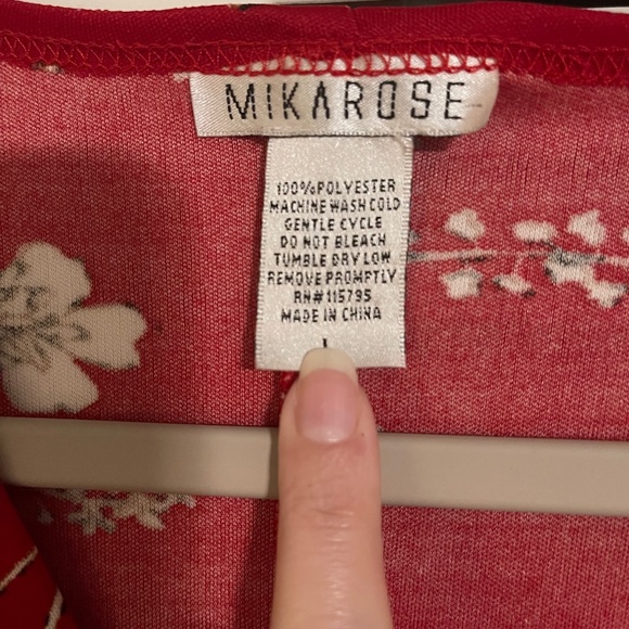 MikaRose Red Midi Dress - Picture 4 of 6